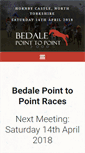 Mobile Screenshot of bedalepointtopoint.co.uk